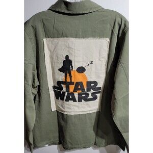 Disney Star Wars Her Universe Womens Green Military Shirt Size 2x NEW
